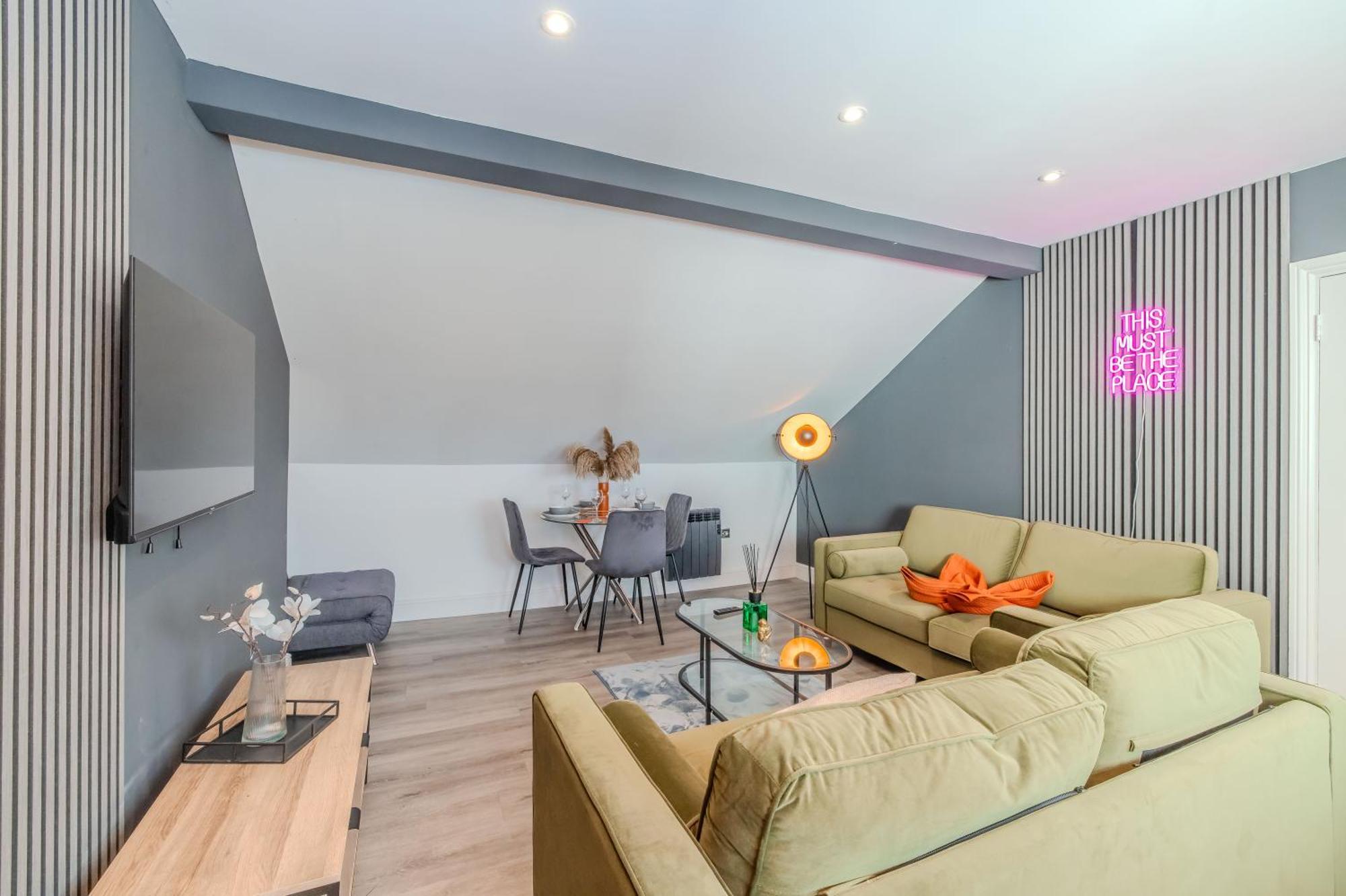 Luxe City Living L 2-Bedroom Flat With Free Parking Brighton ภายนอก รูปภาพ
